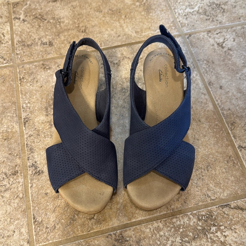 Clark’s wedge sandals